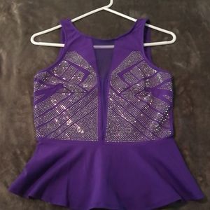 Cute BeBe sexy purple top